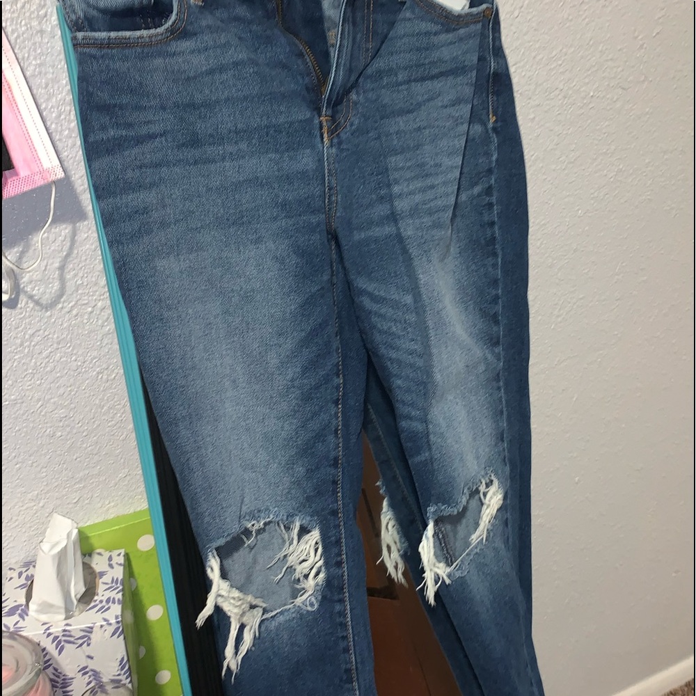 NoBo ripped mom jeans